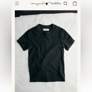 Impgene + Willie Knit Midweight Crew. Vintage Black in Medium.